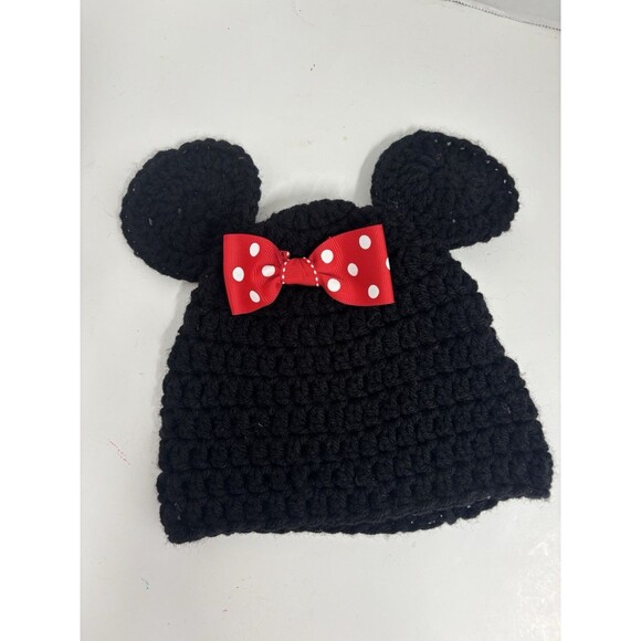Hand Made Baby/Toddler Minnie Mouse Crochet Beanie - Picture 1 of 3